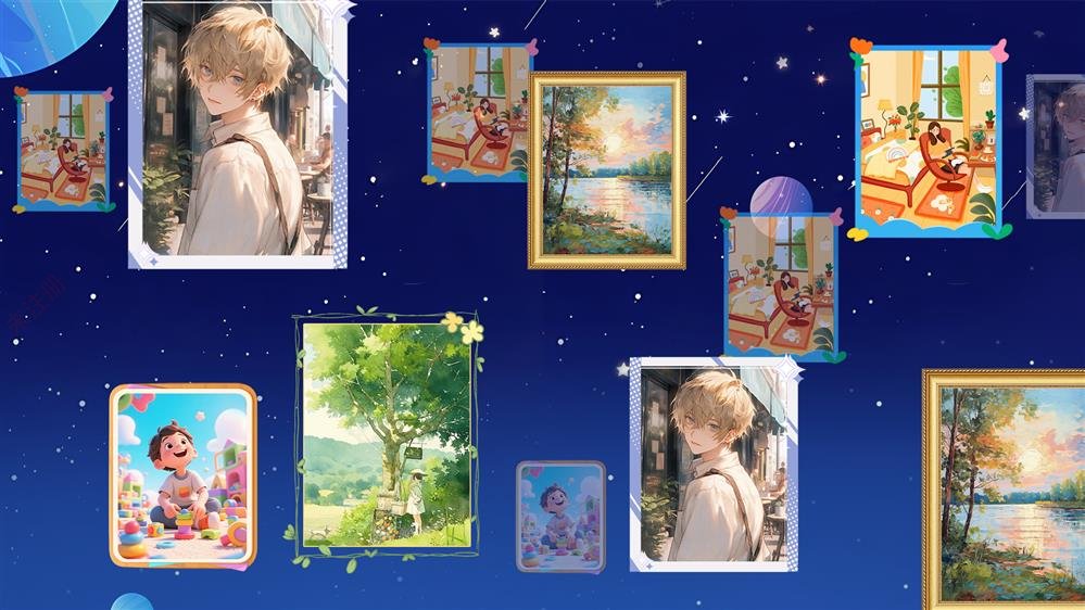 展馆互动装置 AI实时绘画交互系统 大屏AI绘画互动系统
