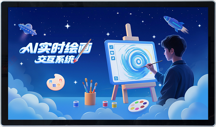 AI实时绘画互动系统