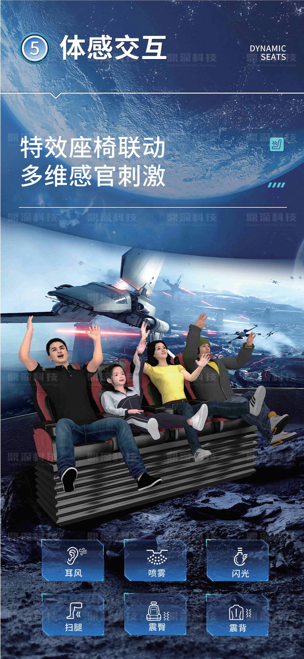 5D动感影院 5D动感影院设备 动感数字影院设备