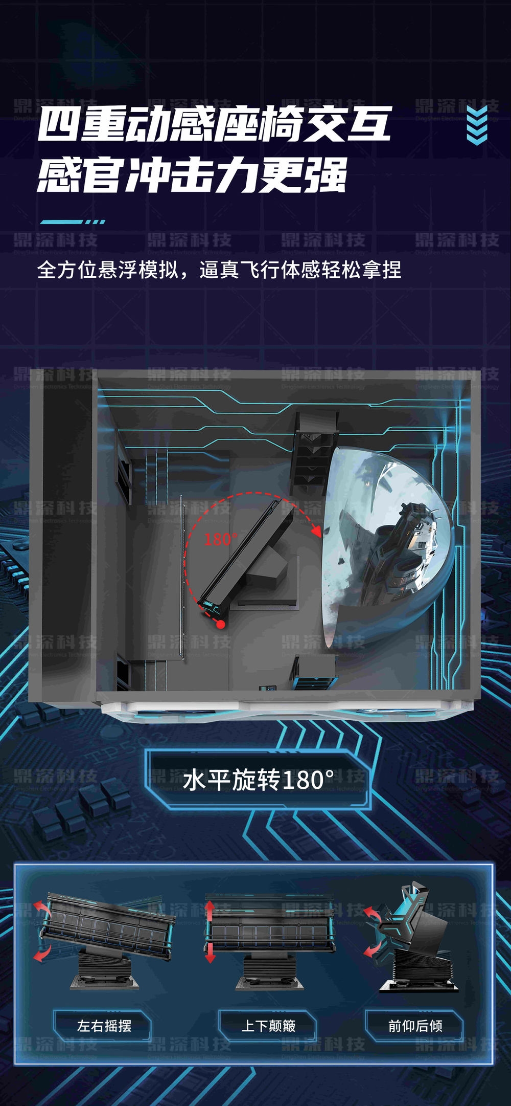 球幕飞行影院 娱乐科普飞行影院设备厂家