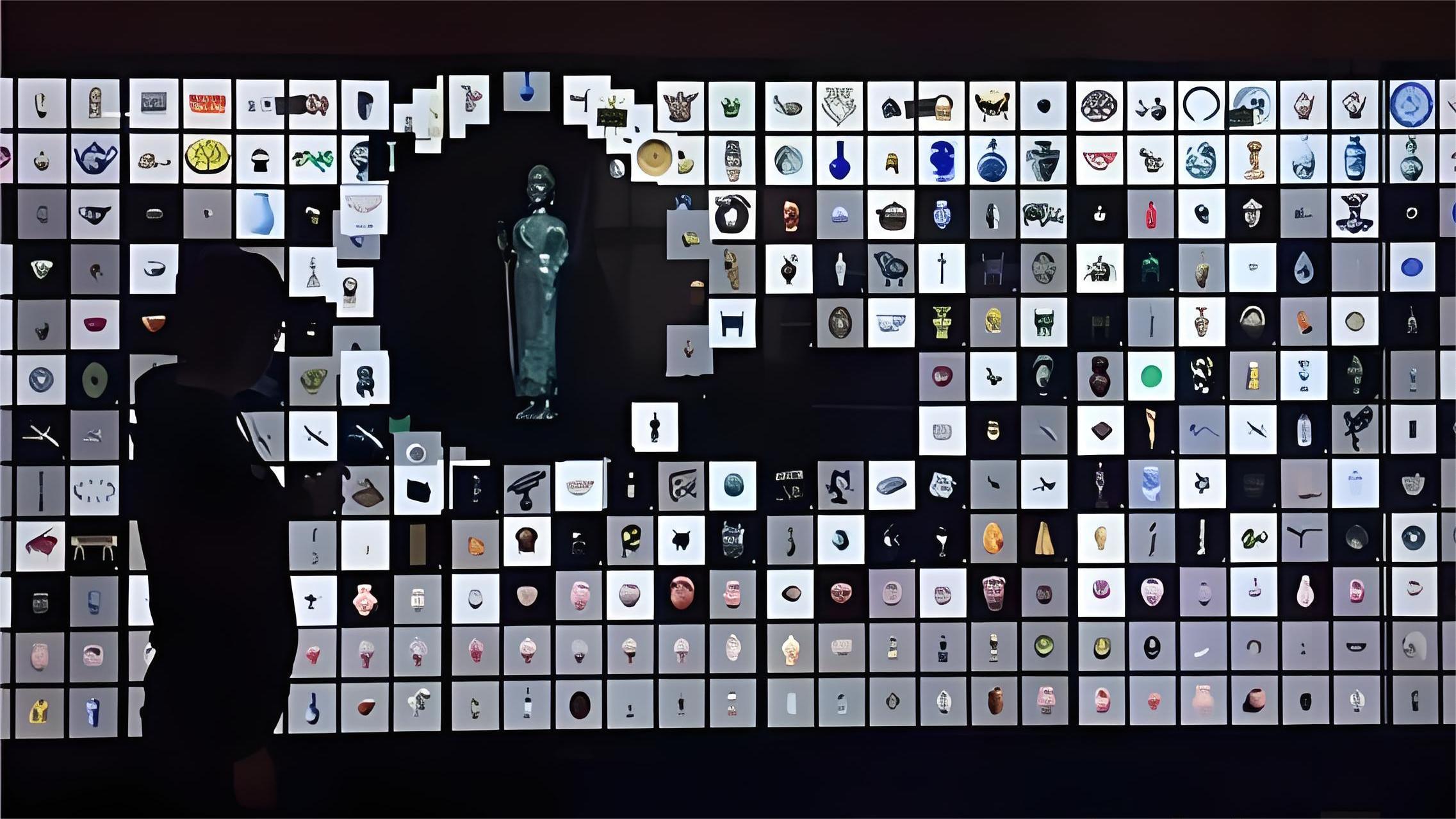 大屏照片墙软件 展厅大屏互动软件 瀑布流照片墙软件