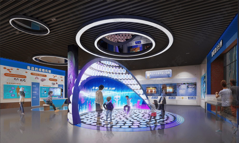 青少年禁毒教育基地建设 数字化禁毒展厅方案设计 多媒体禁毒设备供应