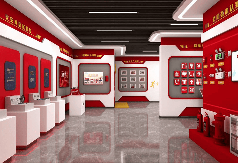案例图1.png 消防安全教育基地解决方案 消防安全展馆多媒体互动软硬件供应