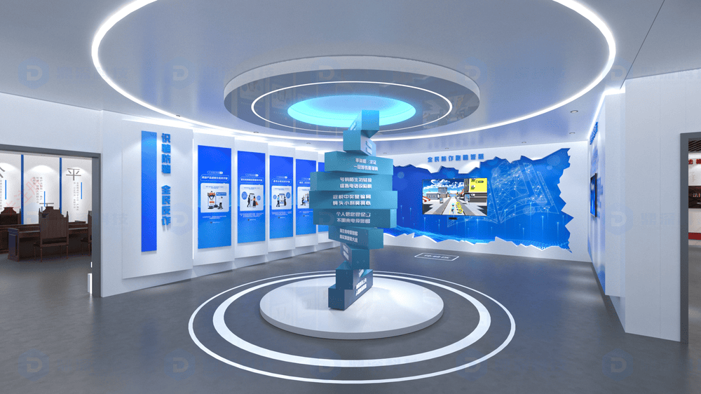 VR沉浸式法治教育展厅设计_扫黑除恶反诈普法展厅建设