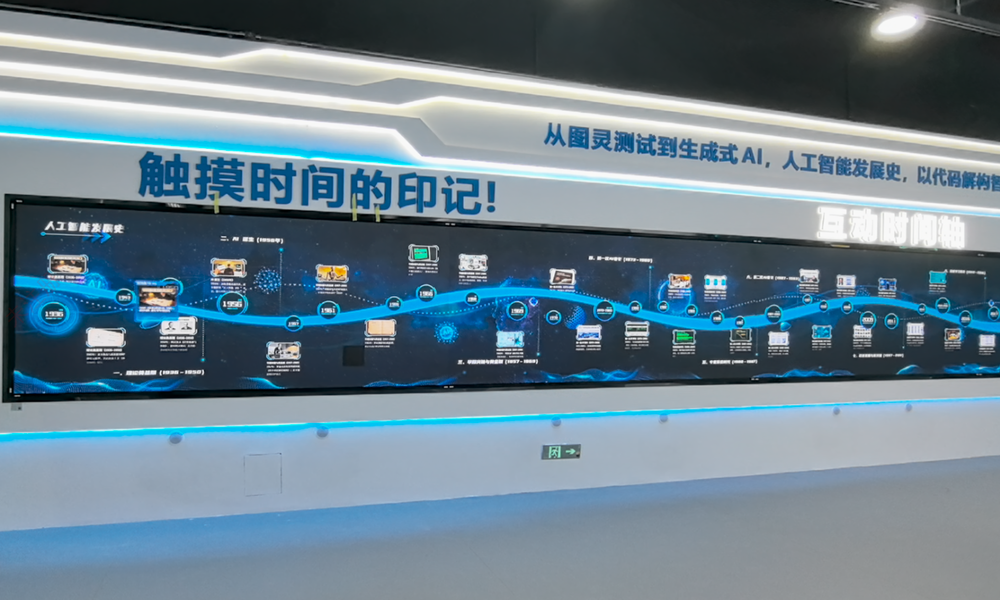 企业发展历程展示软件-时间轴互动软件-大屏触控交互系统