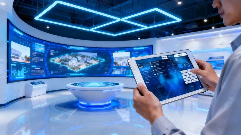 企业展厅智能中控系统_展厅多媒体控制系统_展厅控制解决方案