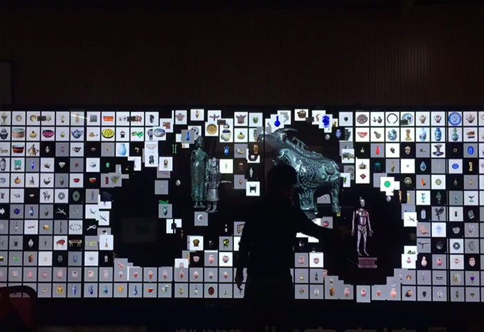 大屏互动数字墙软件 多媒体展厅互动系统 照片墙互动系统