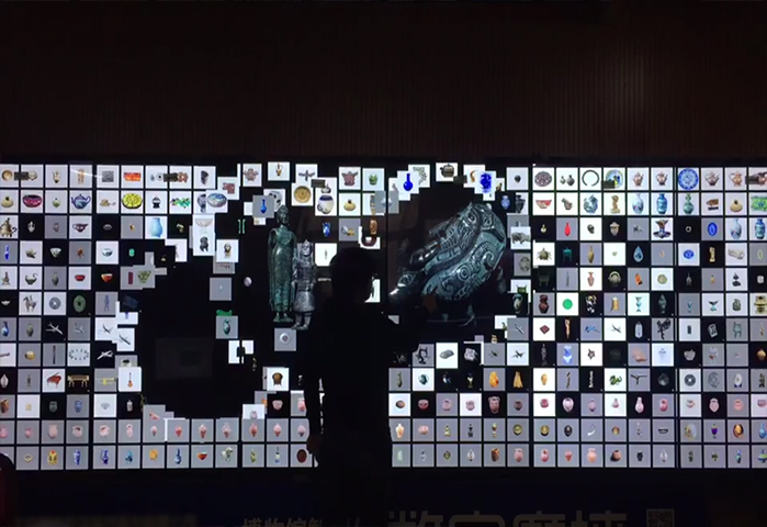 大屏互动数字墙软件 多媒体展厅互动系统 照片墙互动系统