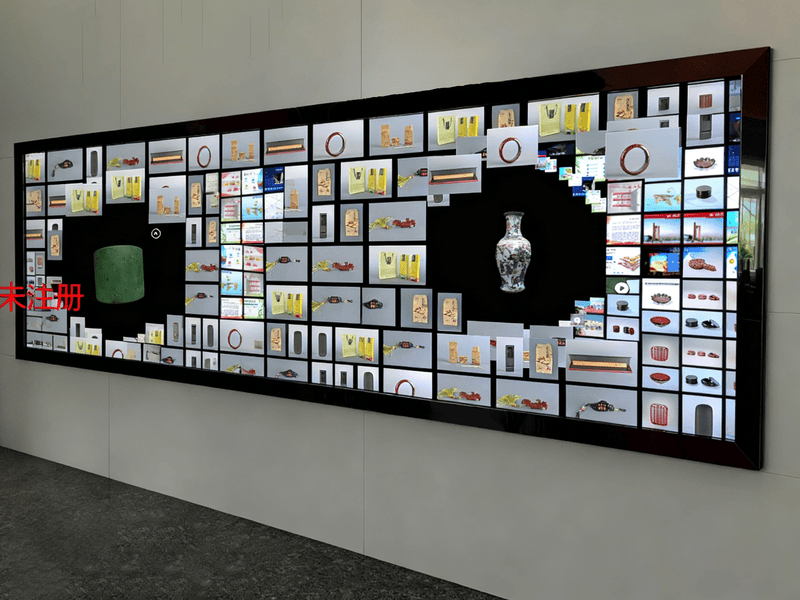 大屏互动魔墙软件_互动魔墙展示系统_数字瀑布墙软件