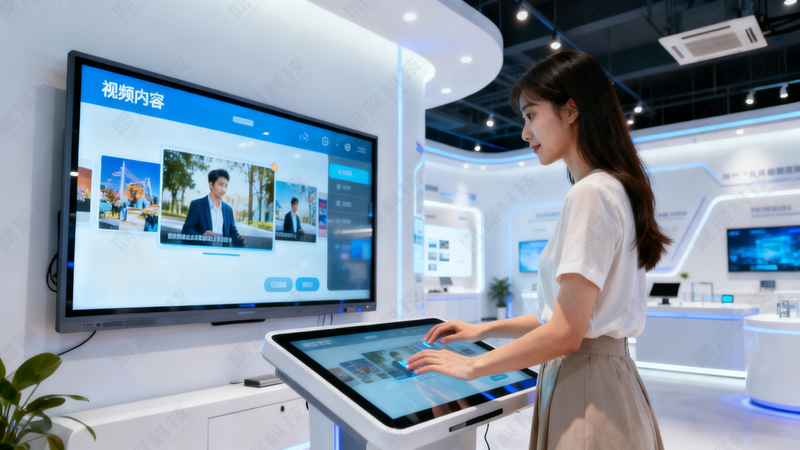 展馆飞屏互动软件-无线局域网连接飞屏系统-多媒体互动软件