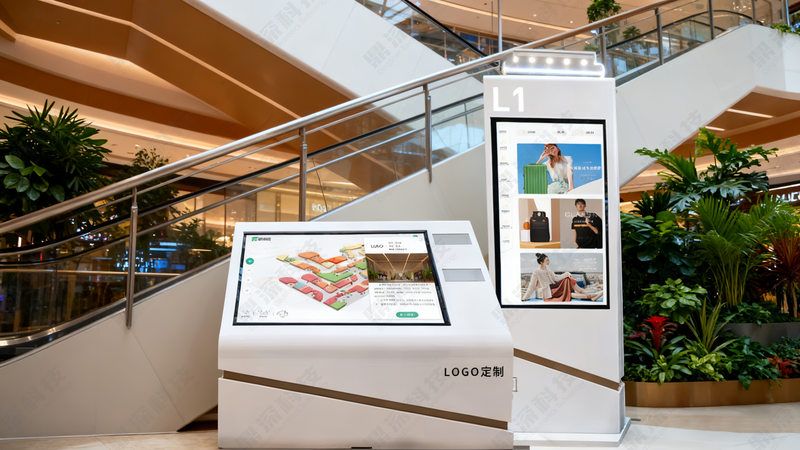 智慧商场蓝牙定位导航系统|商场智能导视系统|室内寻路导览系统