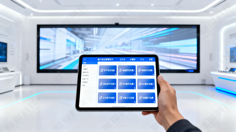 多媒体展项集中控制中控软件|展馆多设备集中管理智能中控系统