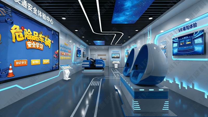 危险品车辆安全学习软件｜交通安全科普馆与教育基地互动系统